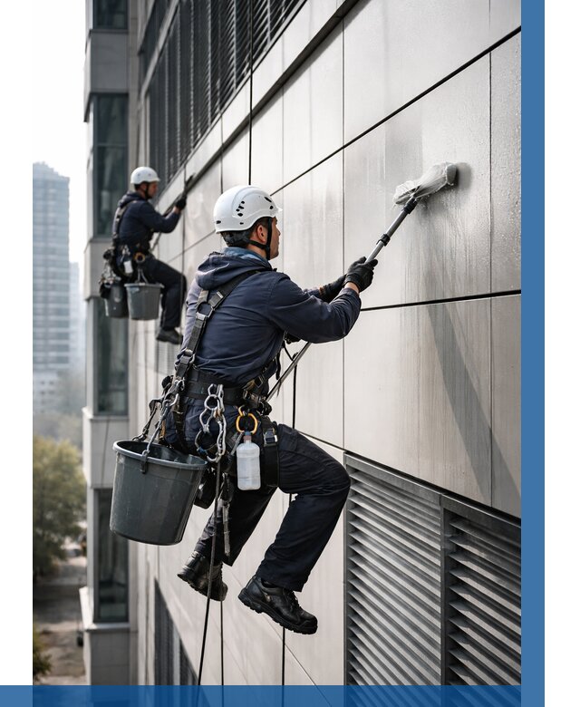 Мойка вентилируемого фасада в Ногинске от 253 р. | ВЫСОТНИК-Нгн