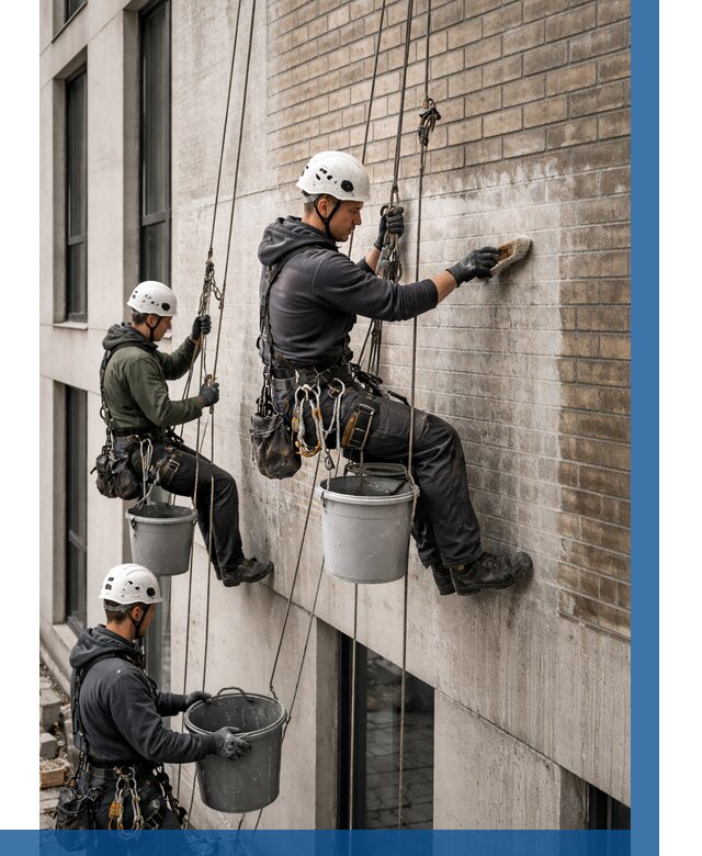 Удаление высолов с фасада в Ногинске от 253 р. | ВЫСОТНИК-Нгн