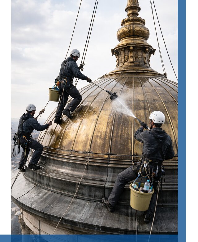 Мойка куполов и шпилей в Ногинске от 8105 р. - заказать | ВЫСОТНИК-Нгн