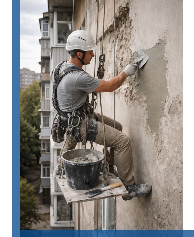 Восстановление фасадной штукатурки в Ногинске с гарантией качества