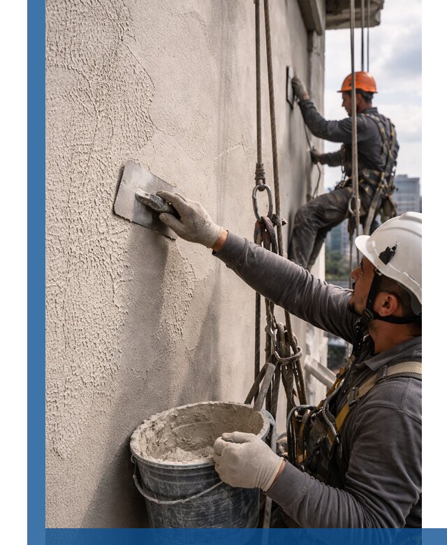 Декоративная штукатурка фасада с утеплением и защитой в Ногинске