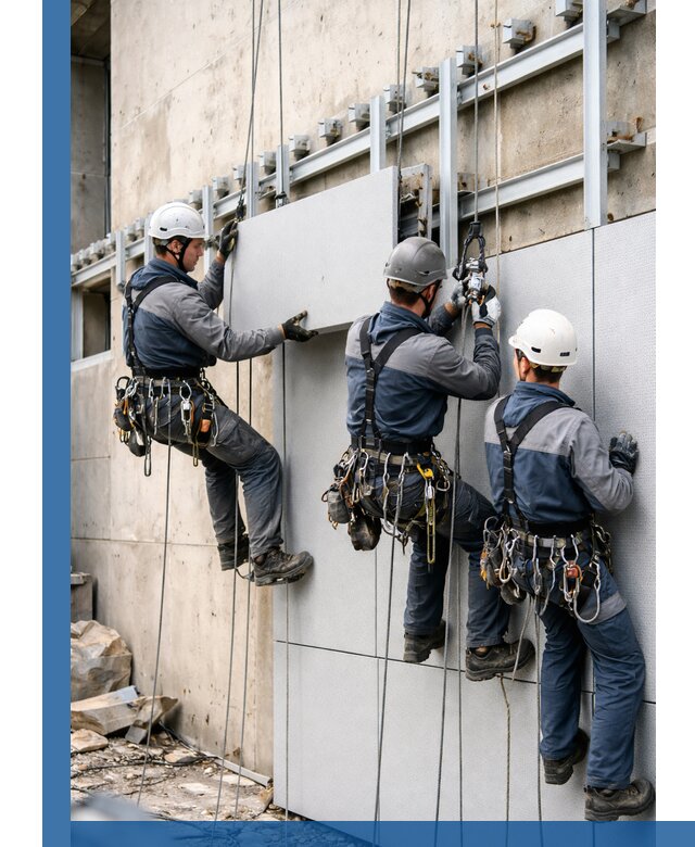 Монтаж вентилируемого фасада в Ногинске под ключ с гарантией качества