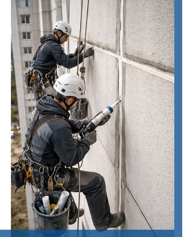 Герметизация межпанельных швов в Ногинске от 709 р. | ВЫСОТНИК-Нгн
