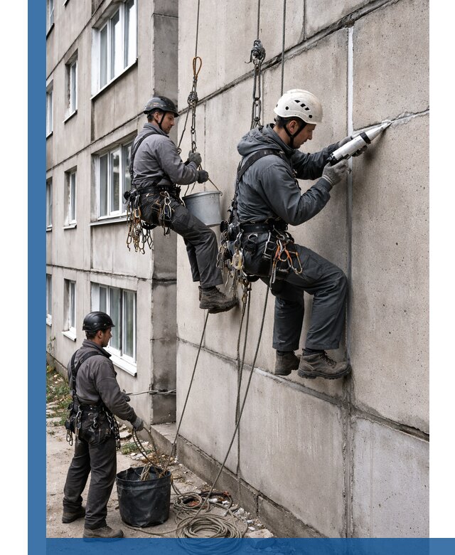 Герметизация межпанельных швов в Ногинске с гарантией герметичности