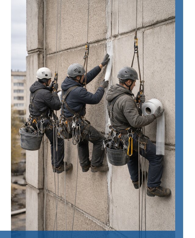 Ремонт межпанельных швов в Ногинске от 760 р. | ВЫСОТНИК-Нгн