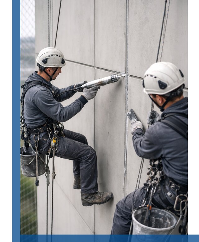 Первичная герметизация швов фасадов и кровель в Ногинске