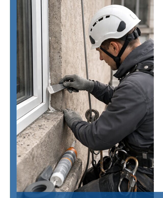 Герметизация монтажных швов окон в Ногинске с гарантией качества