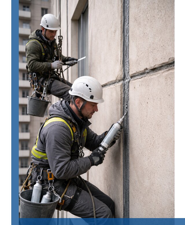 Герметизация деформационных швов фасада в Ногинске качественно