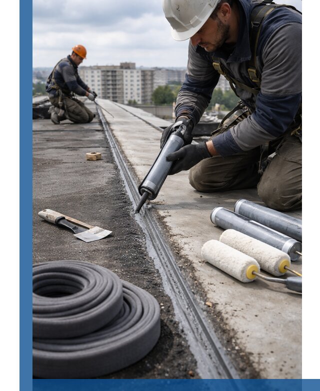 Герметизация швов кровли в Ногинске с гарантией герметичности