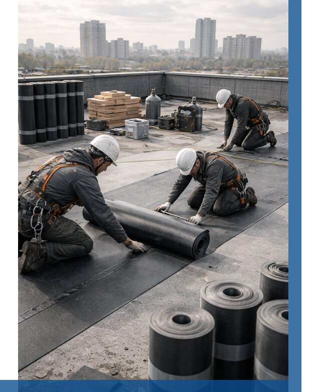 Монтаж мягкой кровли под ключ в Ногинске от 456 р. | ВЫСОТНИК-Нгн