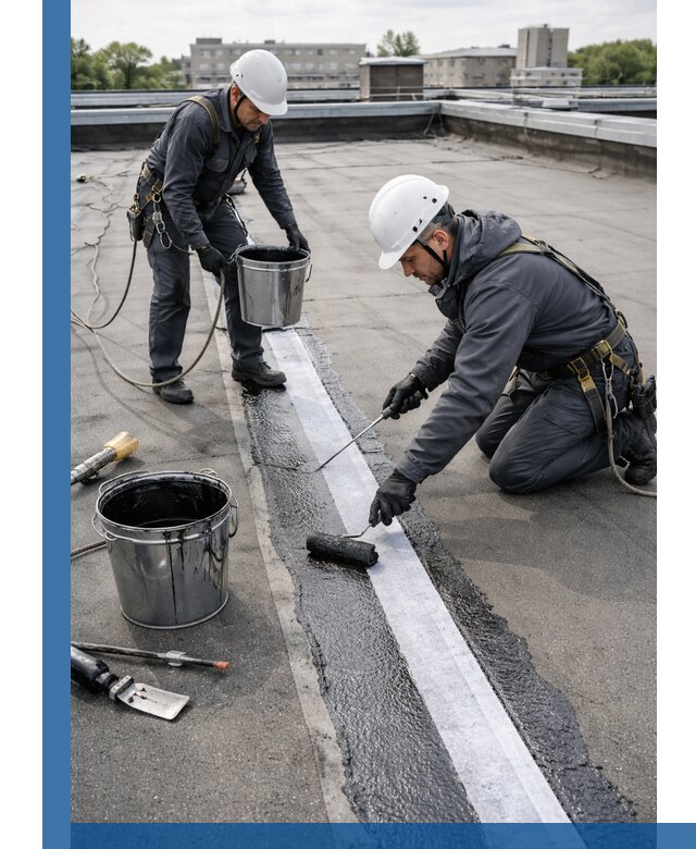 Гидроизоляция кровли мастикой в Ногинске надежная защита