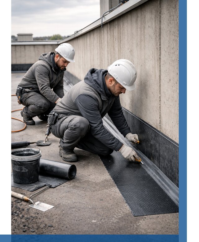 Гидроизоляция примыканий на кровле в Ногинске от 912 р. | ВЫСОТНИК-Нгн