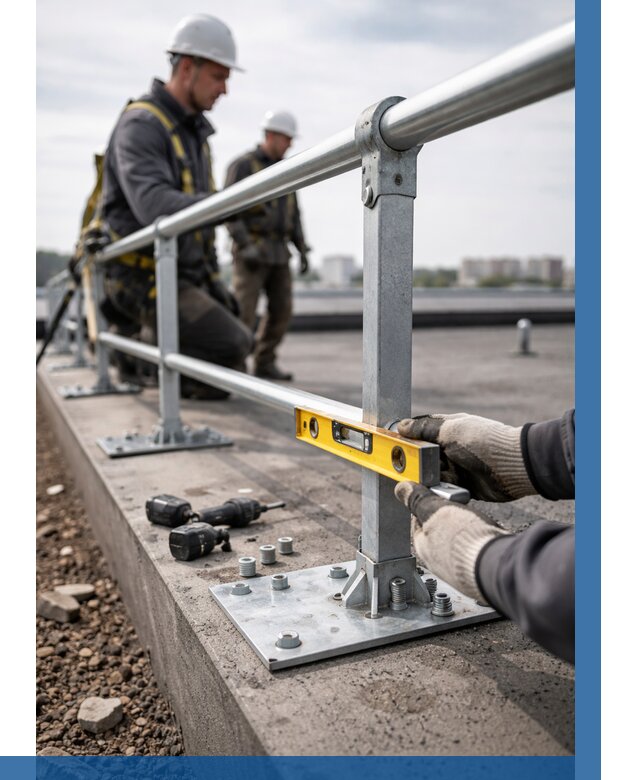 Монтаж кровельного ограждения в Ногинске от 1216 р. | ВЫСОТНИК-Нгн