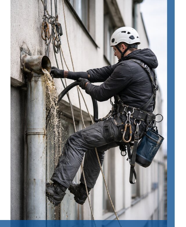 Прочистка водосточных труб в Ногинске от 3546 р. | ВЫСОТНИК-Нгн