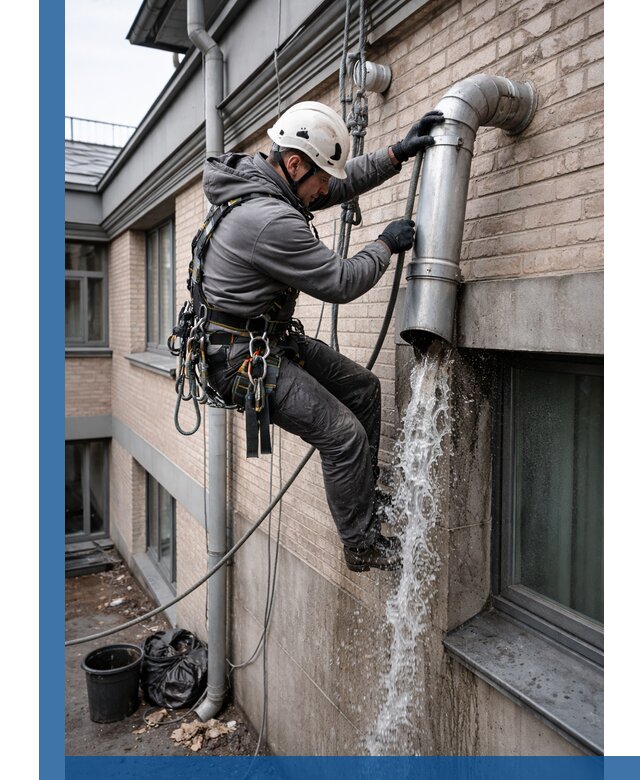 Профессиональная прочистка водосточных труб в Ногинске с гарантией