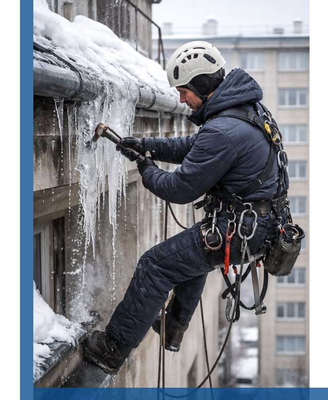 Удаление наледи и чистка водостоков в Ногинске оперативно и безопасно