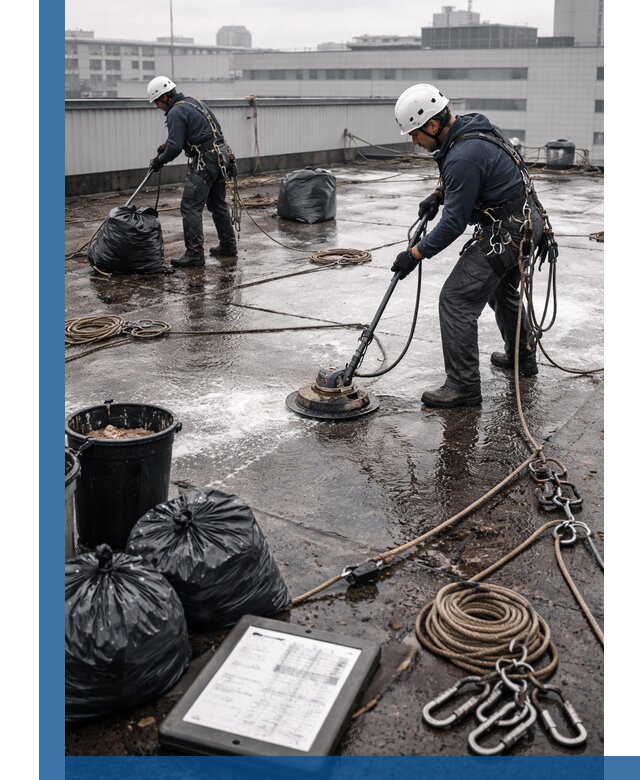 Плановая очистка кровли по графику в Ногинске для безопасности