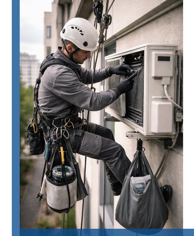 Обслуживание внешнего блока кондиционера в Ногинске профессионально