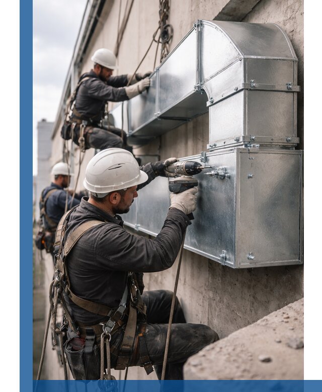 Профессиональный монтаж вентиляционных коробов в Ногинске под ключ