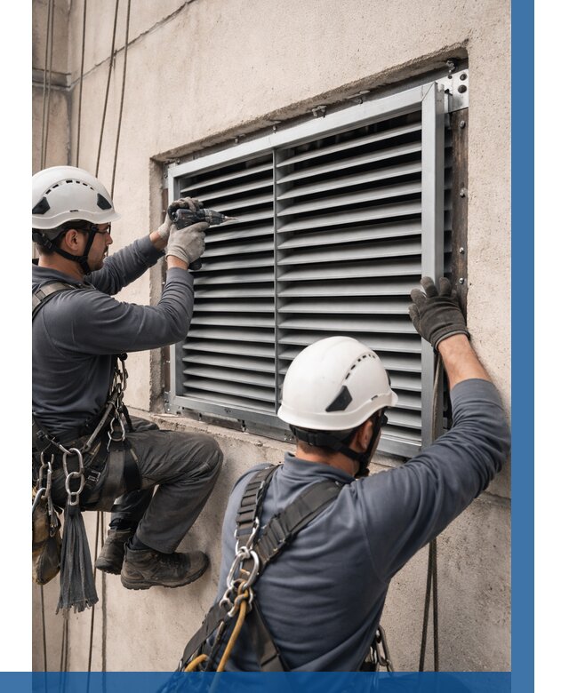 Монтаж вентиляционных решеток в Ногинске от 4559 р. | ВЫСОТНИК-Нгн