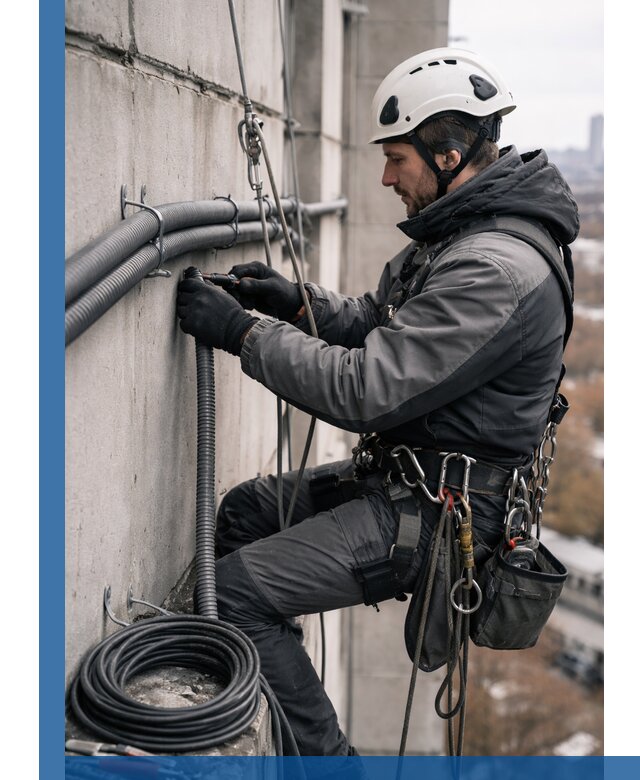 Профессиональный монтаж гофры для кабеля в Ногинске с гарантией