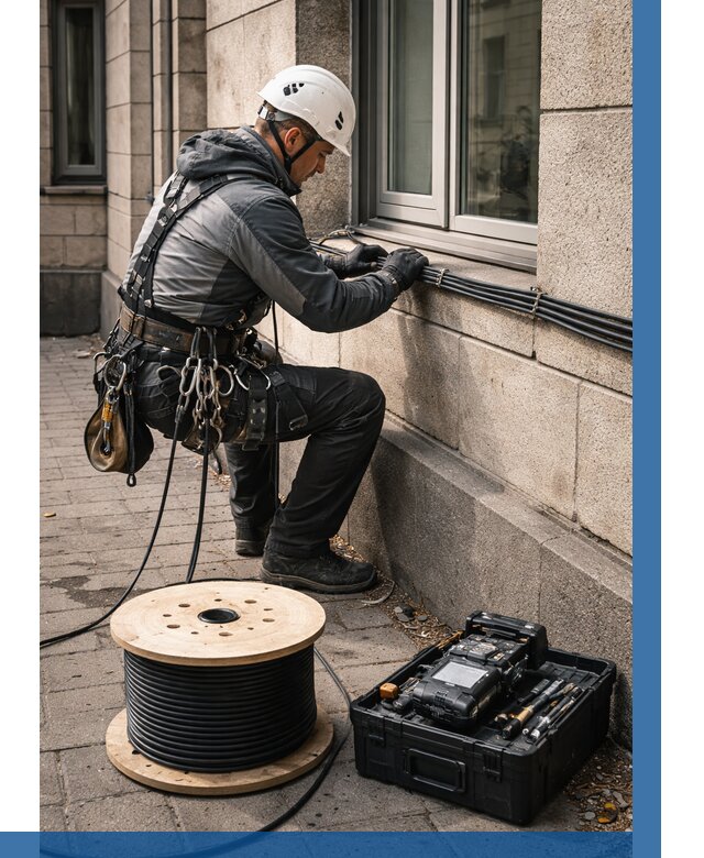 Прокладка оптоволоконного кабеля в Ногинске от 810 р. | ВЫСОТНИК-Нгн