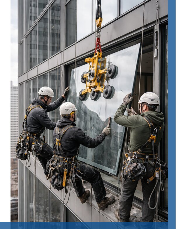 Фасадное остекление зданий под ключ в Ногинске от 10131 р. | ВЫСОТНИК-Нгн