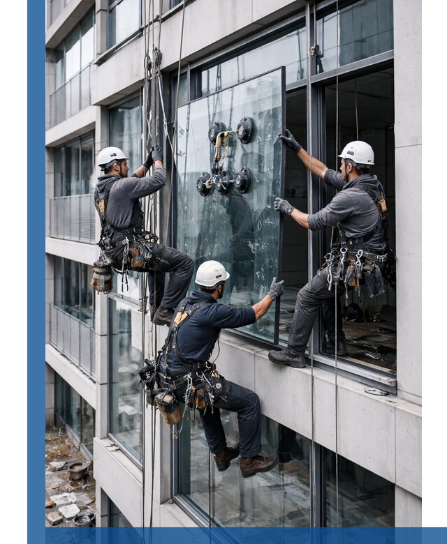 Фасадное остекление и монтаж витражей зданий в Ногинске под ключ