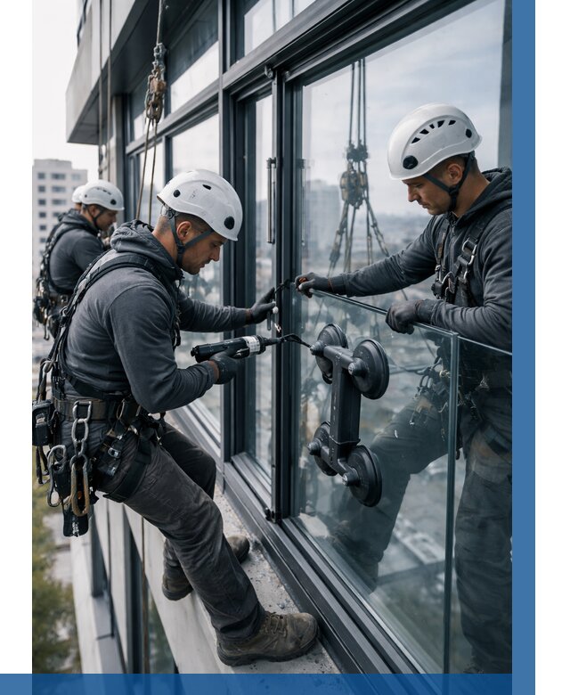 Витражное остекление зданий в Ногинске от 3546 р. | ВЫСОТНИК-Нгн