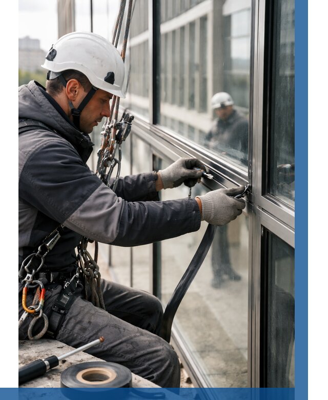 Ремонт витражных конструкций в Ногинске от 3546 р. | ВЫСОТНИК-Нгн