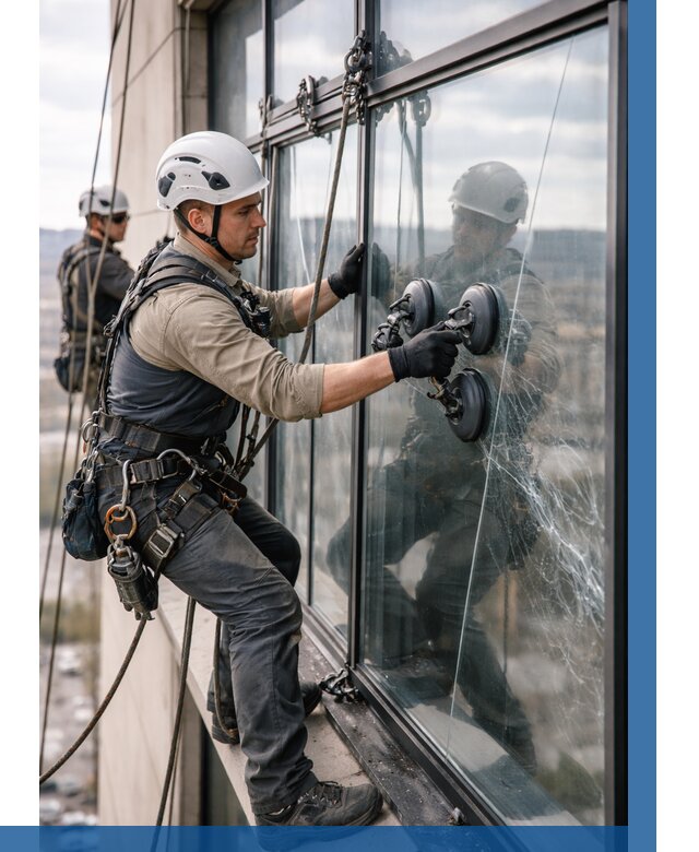 Замена стекла в витраже в Ногинске под ключ от 8611 р. | ВЫСОТНИК-Нгн