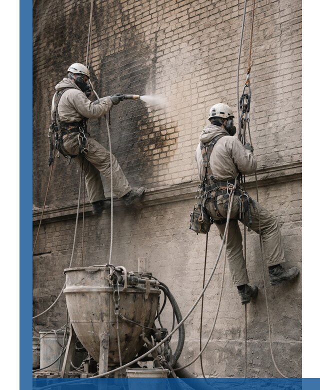 Пескоструйная очистка фасадов в Ногинске профессионально