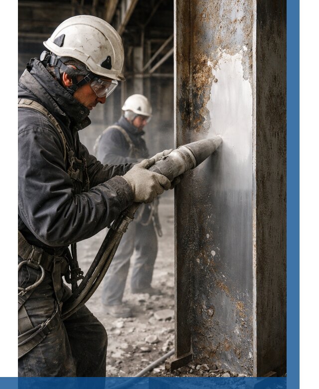 Удаление старой краски с металла в Ногинске от 456 р. | ВЫСОТНИК-Нгн