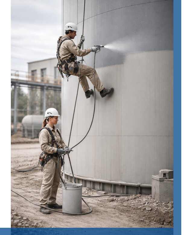 Покраска резервуаров в Ногинске от 1216 р. | ВЫСОТНИК-Нгн — заказать