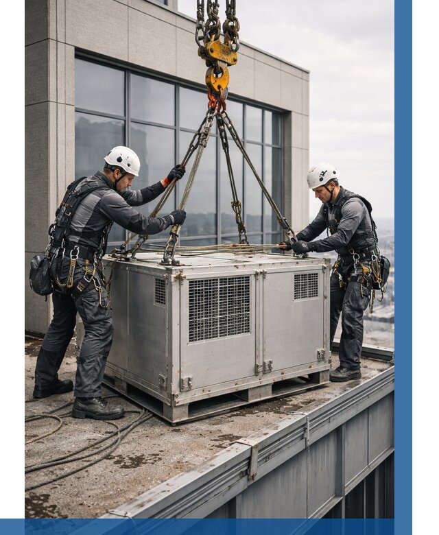 Такелажные работы на высоте в Ногинске от 8105 р. | ВЫСОТНИК-Нгн