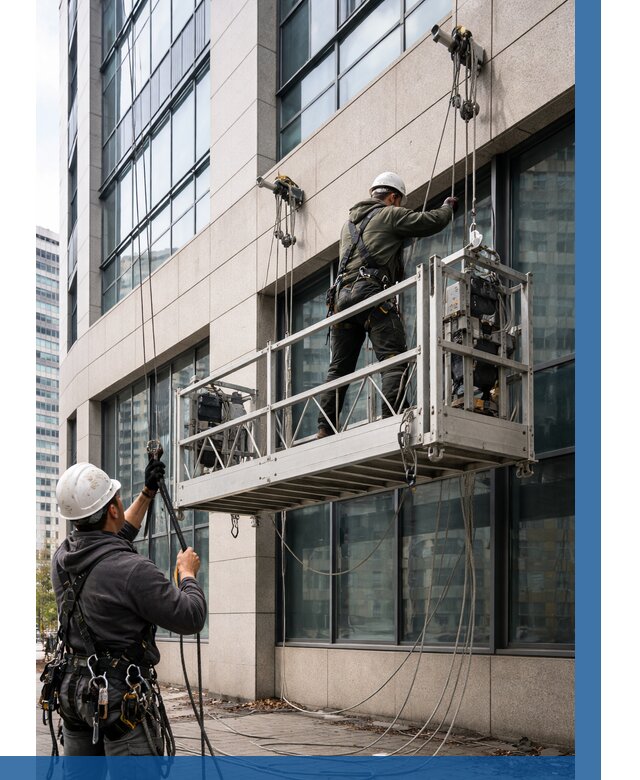 Монтаж и подъем фасадной люльки в Ногинске от 12157 р. | ВЫСОТНИК-Нгн
