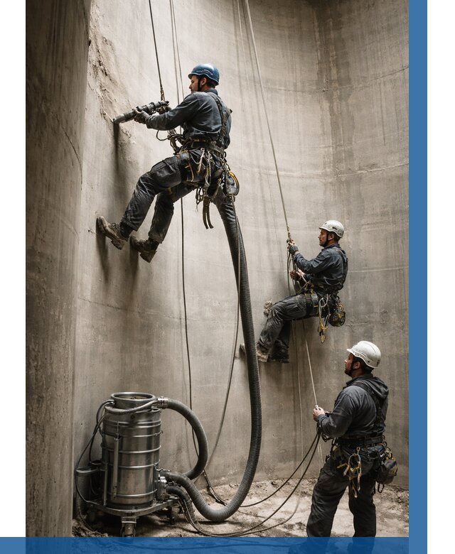 Зачистка силосов в Ногинске от 4559 р. Договор и смета ВЫСОТНИК-Нгн