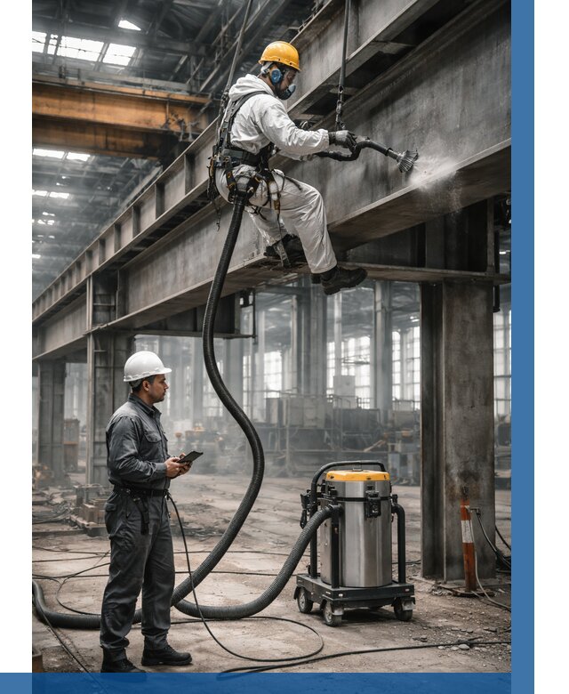 Обеспыливание конструкций в цехе в Ногинске от 4255 р. | ВЫСОТНИК-Нгн