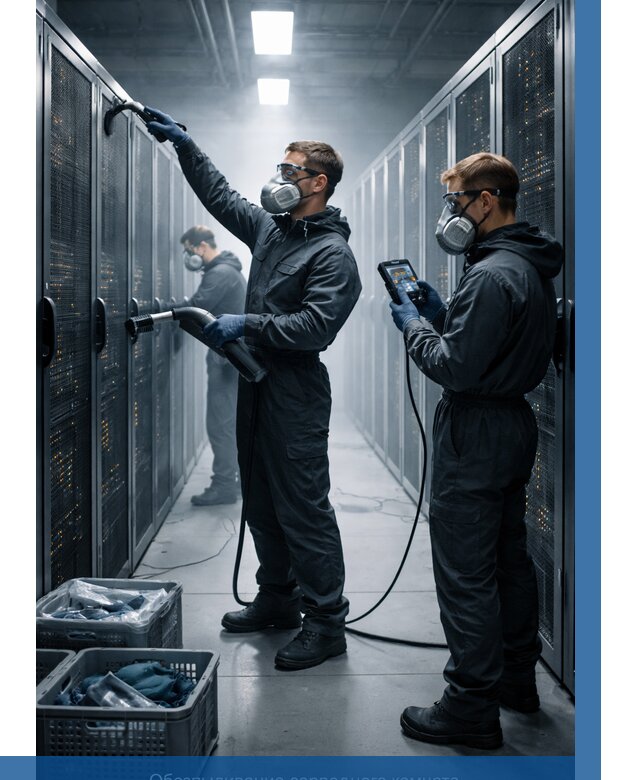 Обеспыливание серверной комнаты в Ногинске от 4559 р. | ВЫСОТНИК-Нгн