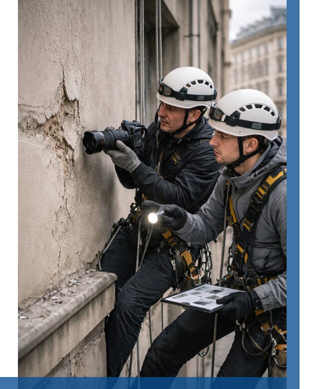 Фотофиксация дефектов фасада в Ногинске от 4559 р. | ВЫСОТНИК-Нгн