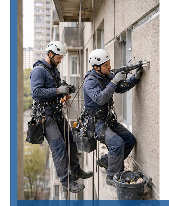 Промышленные альпинисты высотные работы и монтаж в Ногинске